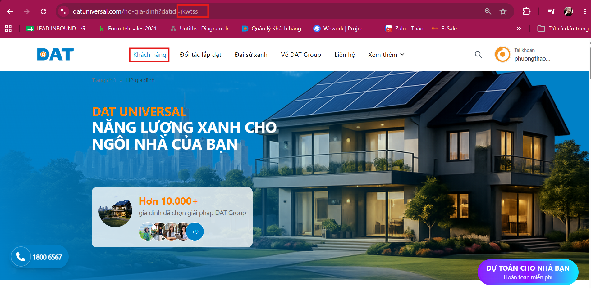 Kiểm tra Mã Đại sứ trên đường link