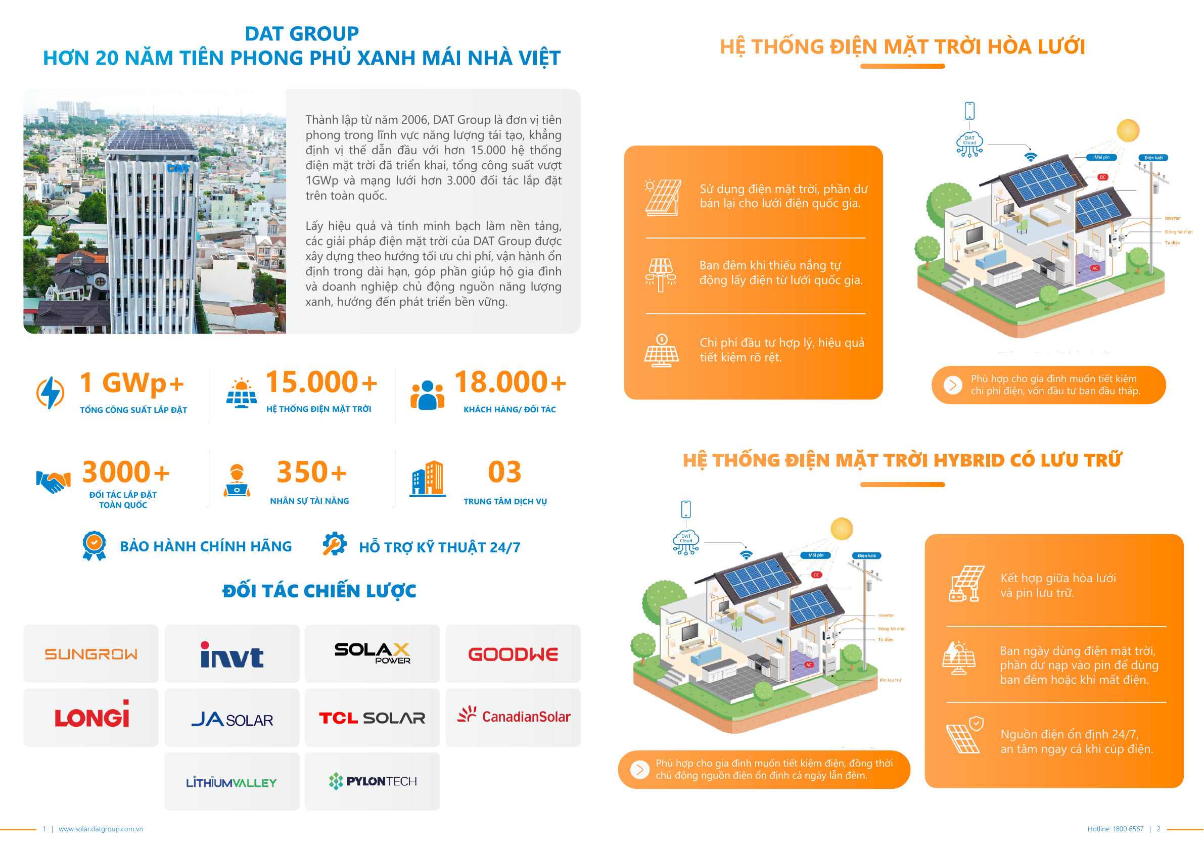 Trang 2 — Brochure đầu tư điện mặt trời cùng DAT Universal